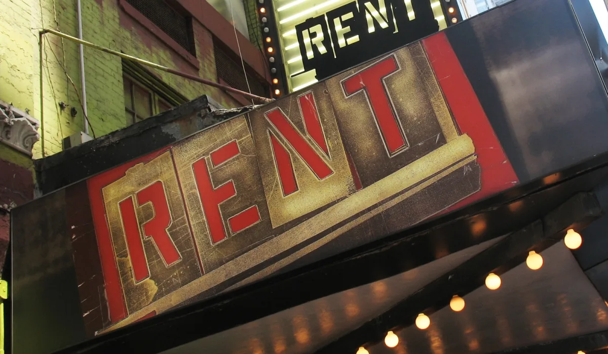 Das Nederlander Theatre am Broadway, Spielstätte von »Rent«